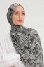 Gulya - Hijab À motifs Gris