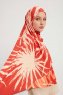 Ezmeray - Hijab À motifs Cannelle