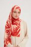 Ezmeray - Hijab À motifs Cannelle