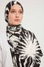 Ezmeray - Hijab À motifs Noir