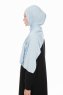 Farah - Hijab Jersey Bleu Clair