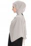 Chiffon Hijab - Gris