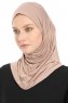 Yazmin - Hijab Amira Taupe Ready To Wear