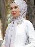 Abira - Hijab à Motifs Vieux Rose - Sal Evi