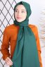 Alida - Hijab Coton Vert Foncé - Mirach