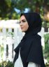 Alida - Hijab Coton Noir - Mirach