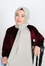 Alida - Hijab Coton Taupe - Mirach
