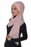 Alva - Hijab & Bonnet Pratique Vieux Rose