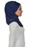 Alva - Hijab & Bonnet Pratique Bleu Marin