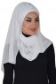 Alva - Hijab & Bonnet Pratique Blanc