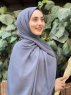 Alvina - Hijab En Crêpe Smoked - Mirach