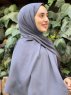 Alvina - Hijab En Crêpe Smoked - Mirach