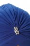 Arwa - Turban Crepe Chiffon Bleu - Sehr-i Sal