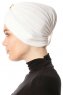Arwa - Turban Crepe Chiffon Crème - Sehr-i Sal