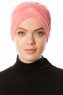 Arwa - Turban Crepe Chiffon Framboise - Sehr-i Sal