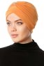 Arwa - Turban Crepe Chiffon Orange - Sehr-i Sal