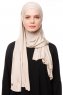 Asya - Hijab Pratique Viscose Taupe Clair