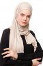 Asya - Hijab Pratique Viscose Taupe Clair