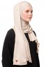 Asya - Hijab Pratique Viscose Taupe Clair