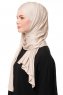 Asya - Hijab Pratique Viscose Taupe Clair