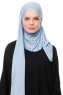 Asya - Hijab Pratique Viscose Bleu Clair