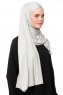 Asya - Hijab Pratique Viscose Gris Clair