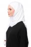 Asya - Hijab Pratique Viscose Blanc