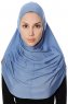 Ava - Hijab Al Amira Indigo One-Piece - Ecardin