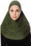 Ava - Hijab Al Amira Khaki One-Piece - Ecardin