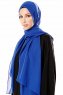 Ayla - Hijab Chiffon Bleu