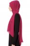 Ayla - Hijab Chiffon Cerise