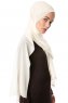 Ayla - Hijab Chiffon Crème