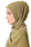 Ayla - Hijab Chiffon Olive Verte
