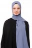 Aylin - Hijab Medine Silk Indigo - Gülsoy