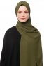 Aylin - Hijab Medine Silk Kaki - Gülsoy