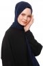 Aylin - Hijab Medine Silk Bleu Marin - Gülsoy