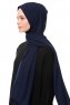 Aylin - Hijab Medine Silk Bleu Marin - Gülsoy