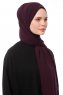 Aylin - Hijab Medine Silk Violet Foncé - Gülsoy