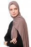 Aylin - Hijab Medine Silk Taupe - Gülsoy