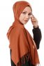 Aysel - Hijab Pashmina Marron - Gülsoy