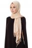 Aysel - Hijab Pashmina Beige Clair - Gülsoy