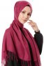Aysel - Hijab Pashmina Violet Foncé - Gülsoy