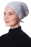 Azra - Bonnet Parizien Gris Clair - Ecardin