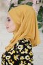 Wilda - Hijab En Coton Moutarde