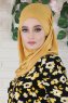 Wilda - Hijab En Coton Moutarde