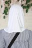 Wilda - Hijab En Coton Blanc
