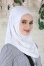 Wilda - Hijab En Coton Blanc