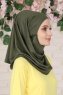 Wilda - Hijab En Coton Kaki