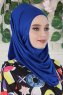 Wilda - Hijab En Coton Bleu