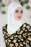 Wilda - Hijab En Coton Crème